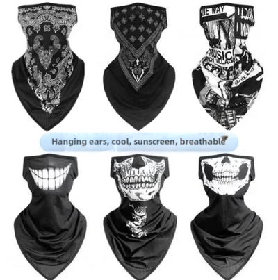 Multi-function Face Mask Balaclava Bandana Face Masks Neck Scarf Windproof Riding Mask